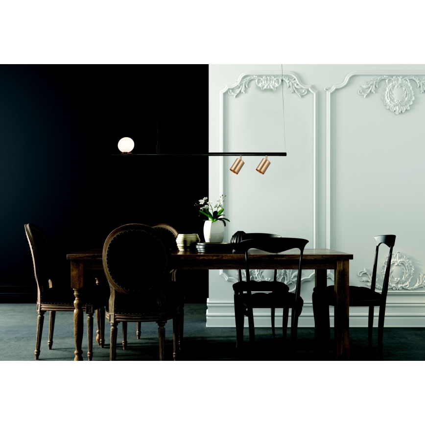 Zambelis 22227 - Candelabro suspenso 2xGU10/25W+G9/9W/230V