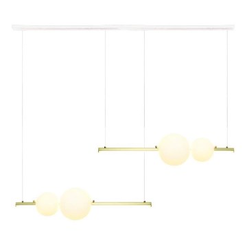 Zambelis 22235 - Candelabro suspenso LED com regulação LED/22W/230V dourada