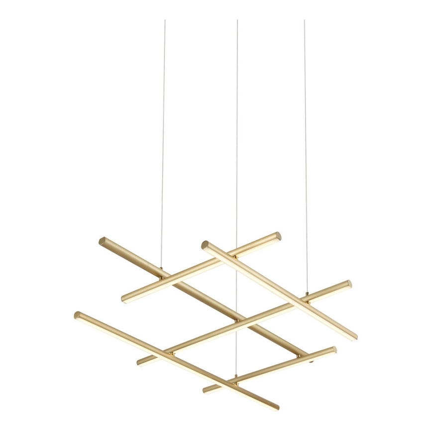 Zambelis 22243 - Candelabro suspenso LED com regulação LED/80W/230V dourada