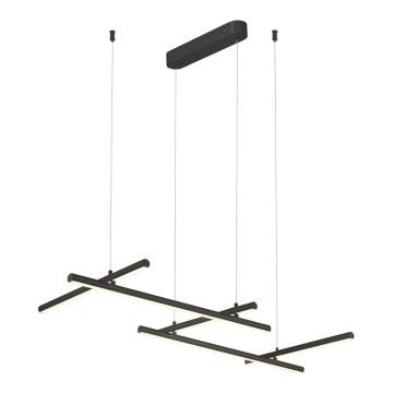 Zambelis 22244 - Candelabro suspenso LED com regulação LED/50W/230V preto