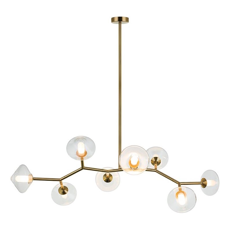 Zambelis 23023 - Candeeiro suspenso 8xG9/5W/230V dourado