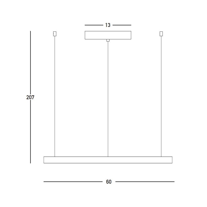 Zambelis 23032 - Candeeiro suspenso LED com regulação LED/28W/230V 3000K diâmetro 60 cm dourado