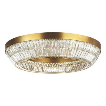 Zambelis 23049 - Luminária de teto de cristal LED dimmerizável LED/55W/230V IRC 90 3000K diâmetro 80 cm latão
