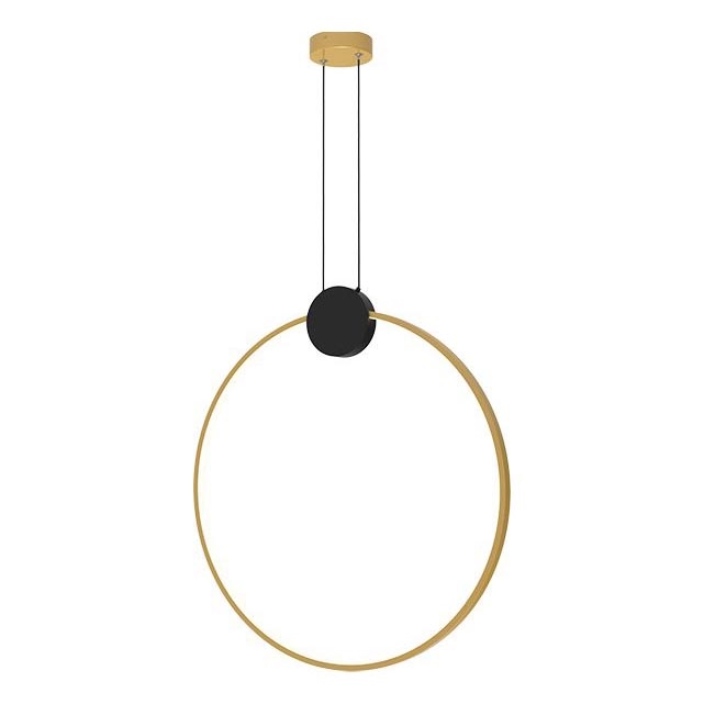 Zambelis 23094 - Candeeiro suspenso LED com regulação LED/24W/230V 3000K dourado
