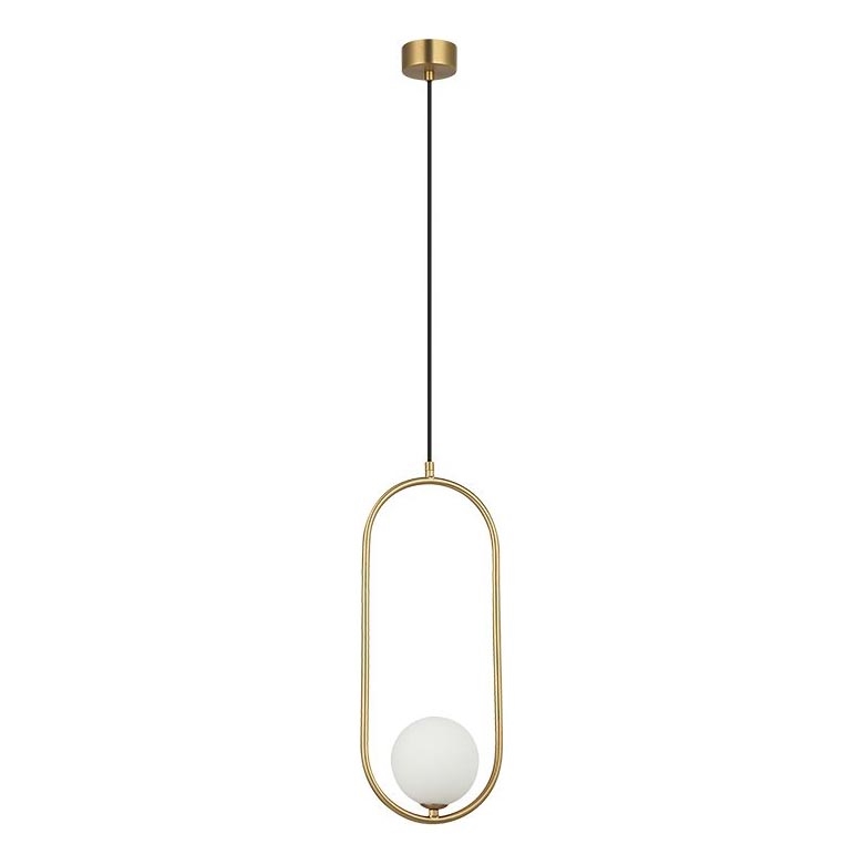 Zambelis 23135 - Candeeiro suspenso 1xG9/7W/230V 12x20 cm dourado