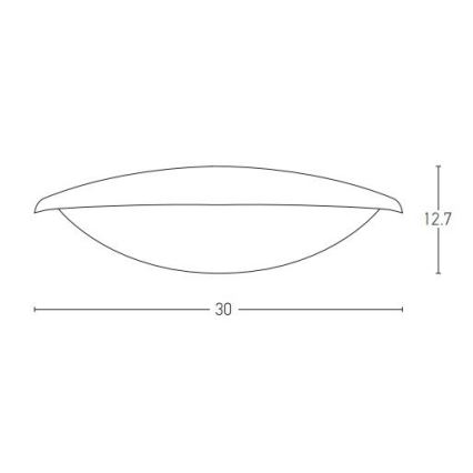 Zambelis E115 - Iluminação de parede exterior LED LED/6W/230V IP54 antracite