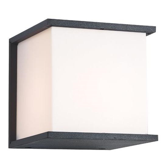 Zambelis E127 - Iluminação de parede exterior 1xE27/18W/230V IP54 antracite