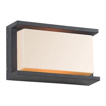 Zambelis E149 - Iluminação de parede exterior 1xE27/18W/230V IP54 antracite