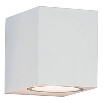 Zambelis E150 - Iluminação de parede exterior 1xGU10/15W/230V IP54 branco