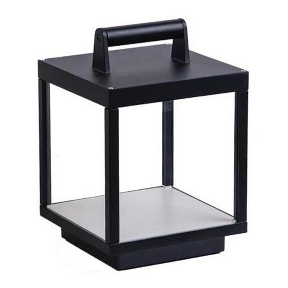 Zambelis E218 - Candeeiro exterior LED com regulação LED/5W/5V IP54 preto