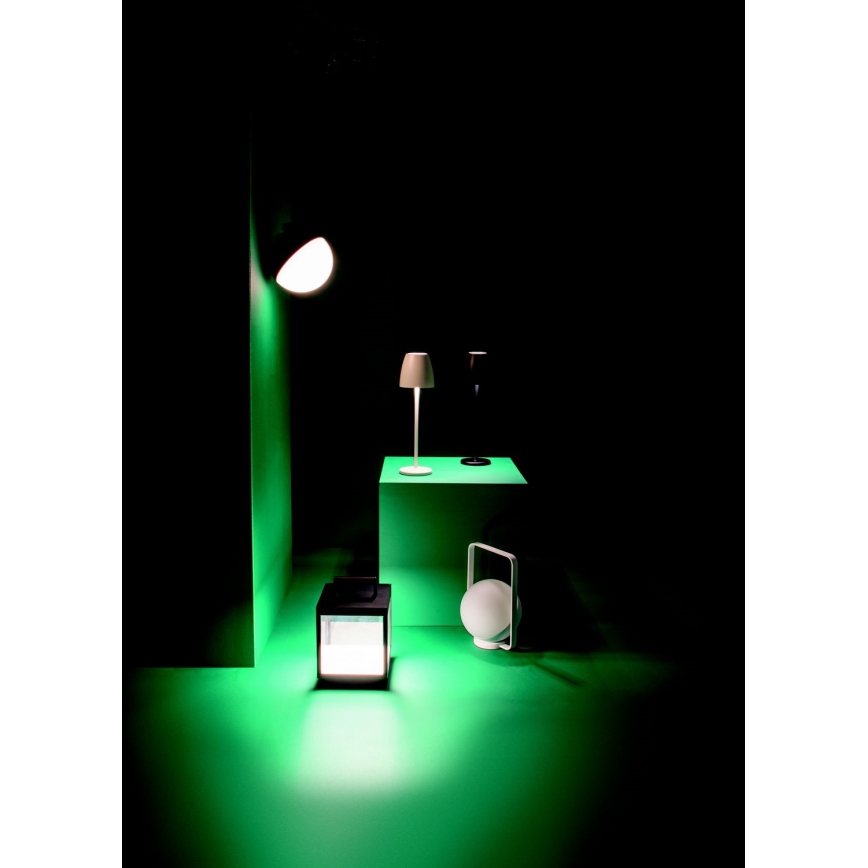 Zambelis E218 - Candeeiro exterior LED com regulação LED/5W/5V IP54 preto