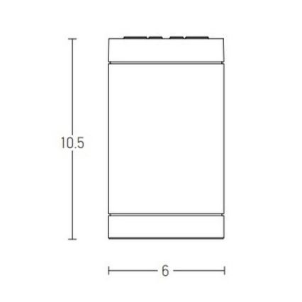 Zambelis E219 - Foco exterior 1xGU10/7W/230V IP54 preto