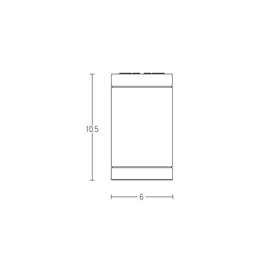 Zambelis E220 - Foco exterior 1xGU10/7W/230V IP54 branco