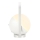 Zambelis E234 - Candeeiro exterior LED com regulação LED/1,5W/5V IP44 branco