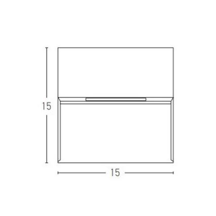Zambelis E241-G - Iluminação para escadas exteriores LED LED/6W/230V IP65 antracite
