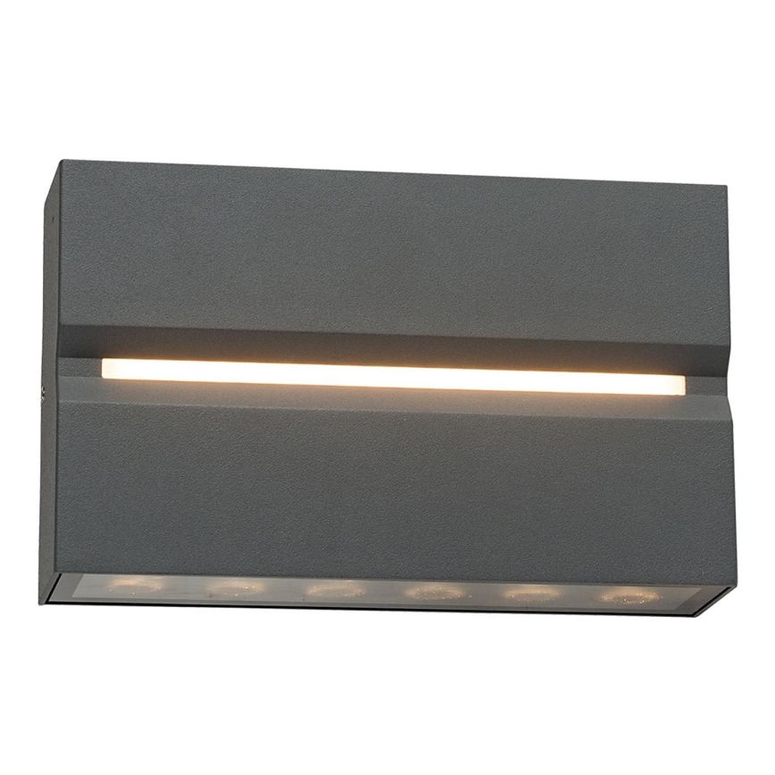 Zambelis E272 - Iluminação de parede exterior LED LED/15W/230V IP54 antracite