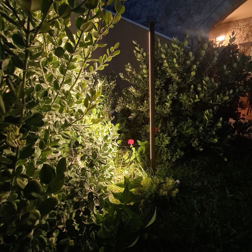 Zambelis E280 - Candeeiro exterior LED LED/15W/230V IP65 castanho