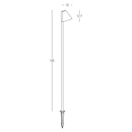 Zambelis E282 - Candeeiro exterior 1xGU10/20W/230V IP65 antracite