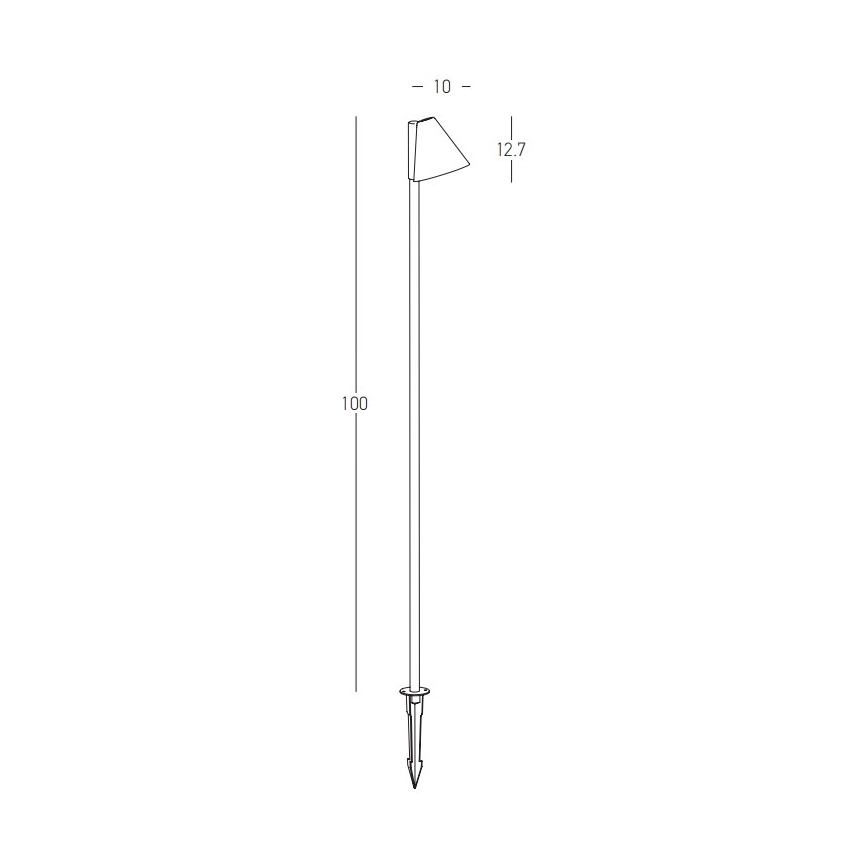 Zambelis E282 - Candeeiro exterior 1xGU10/20W/230V IP65 antracite