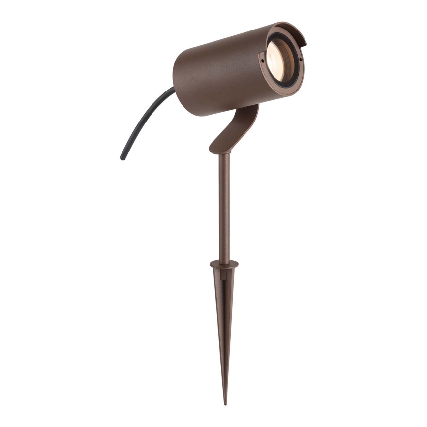Zambelis E284 - Candeeiro exterior 1xGU10/20W/230V IP65 castanho