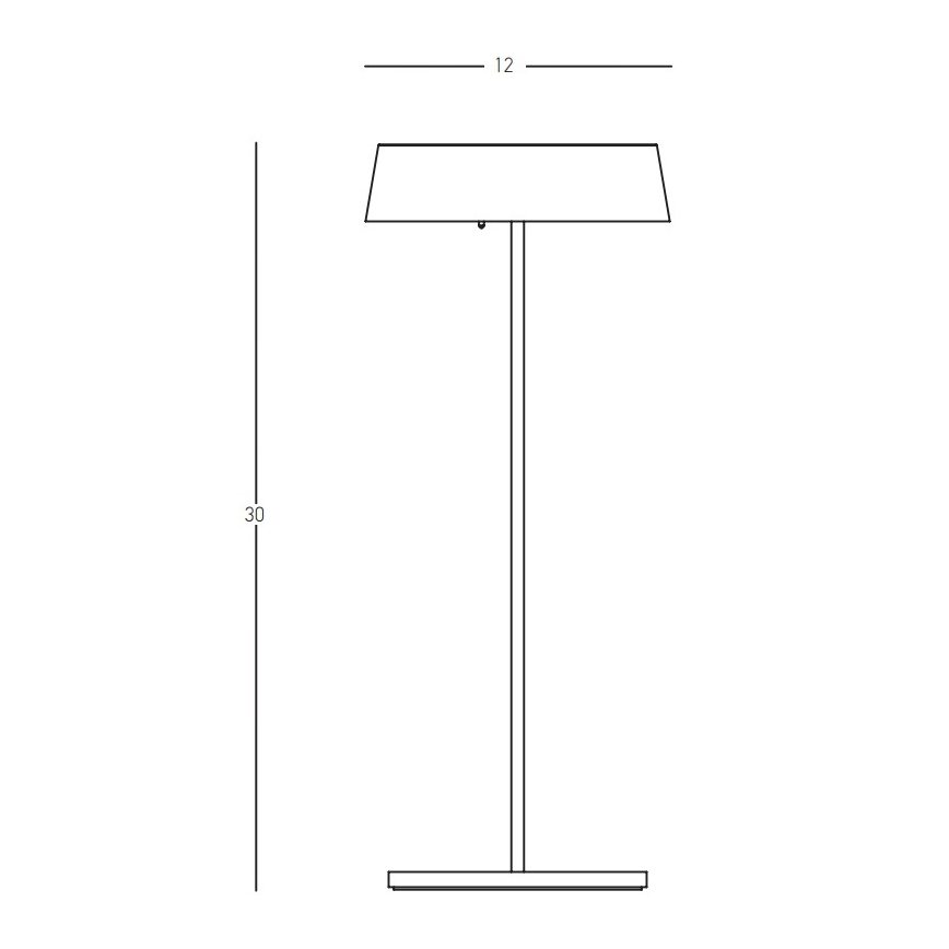 Zambelis E290 - Candeeiro exterior LED com regulação LED/2,2W/5V IP54 branco