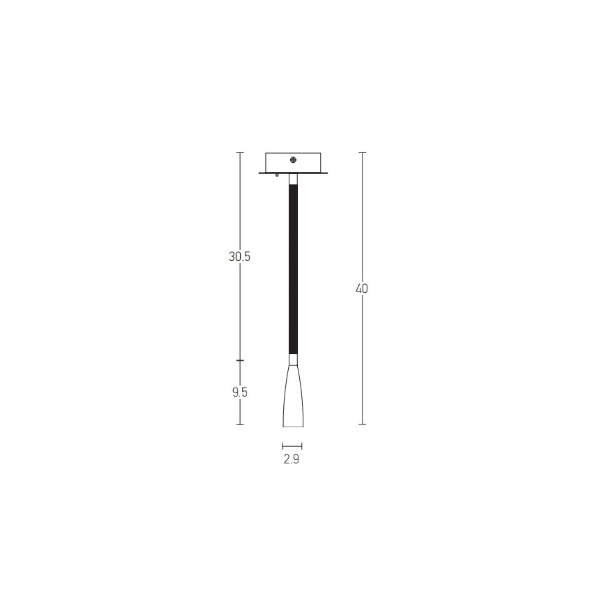 Zambelis H63 - Candeeiro de parede LED LED/3W/230V latão