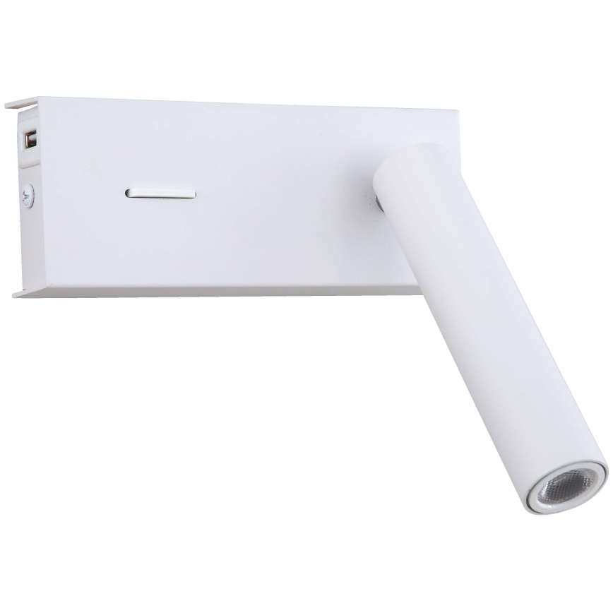 Zambelis H74 - Iluminação de parede LED LED/3W/230V USB branco