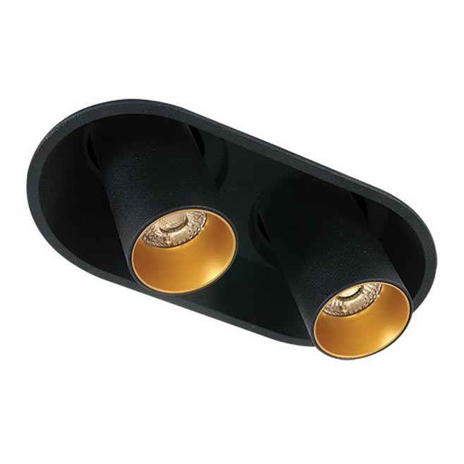Zambelis Z11207-B - LED Foco embutido 2xLED/7W/230V CRI90 preto