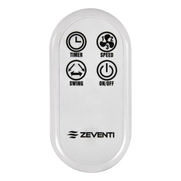 ZEVENTI - Comando à distância para ventoinhas FREEZE branco