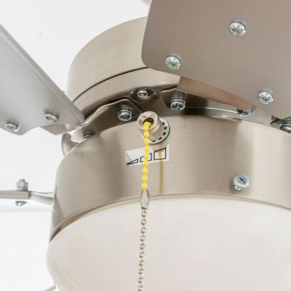 ZEVENTI - Ventilador de teto FAMARA 1xE14/60W/230V cinza