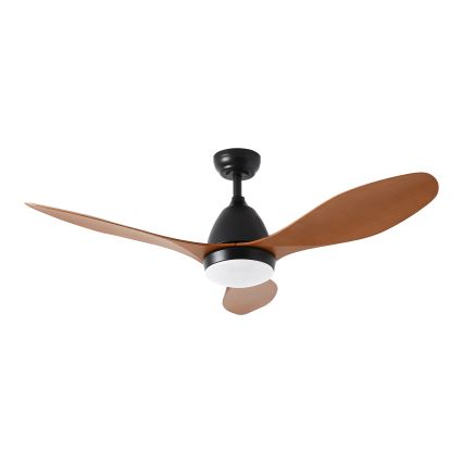 ZEVENTI - Ventilador de teto LED MURO LED/18W/230V 3000-6000K Wi-Fi Tuya preto + comando à distância