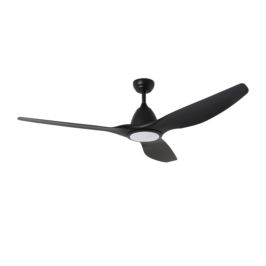 ZEVENTI - Ventilador de teto LED URBINO LED/20W/230V 3000-6000K Wi-Fi Tuya preto + comando à distância