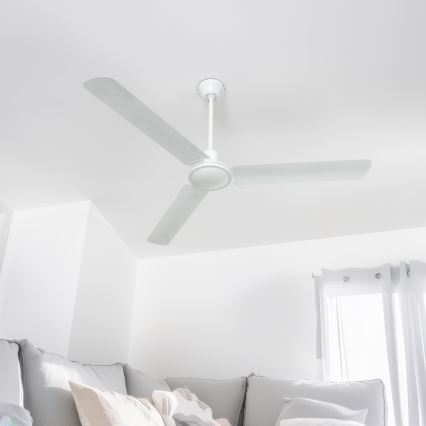 ZEVENTI - Ventilador de teto TOFINO branco