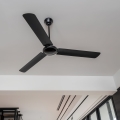 ZEVENTI - Ventilador de teto TOFINO preto