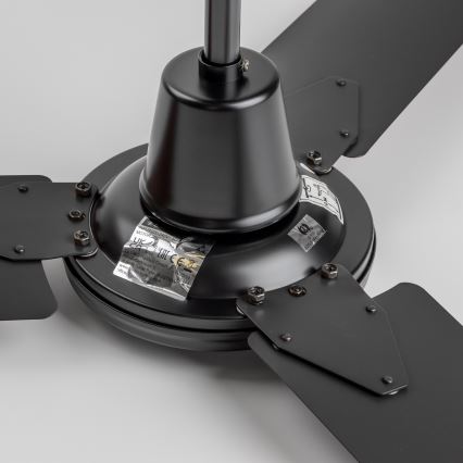 ZEVENTI - Ventilador de teto TOFINO preto