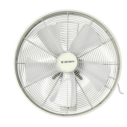 ZEVENTI - Ventoinha de parede FREEZE 50W/230V diâmetro 40 cm branco + comando