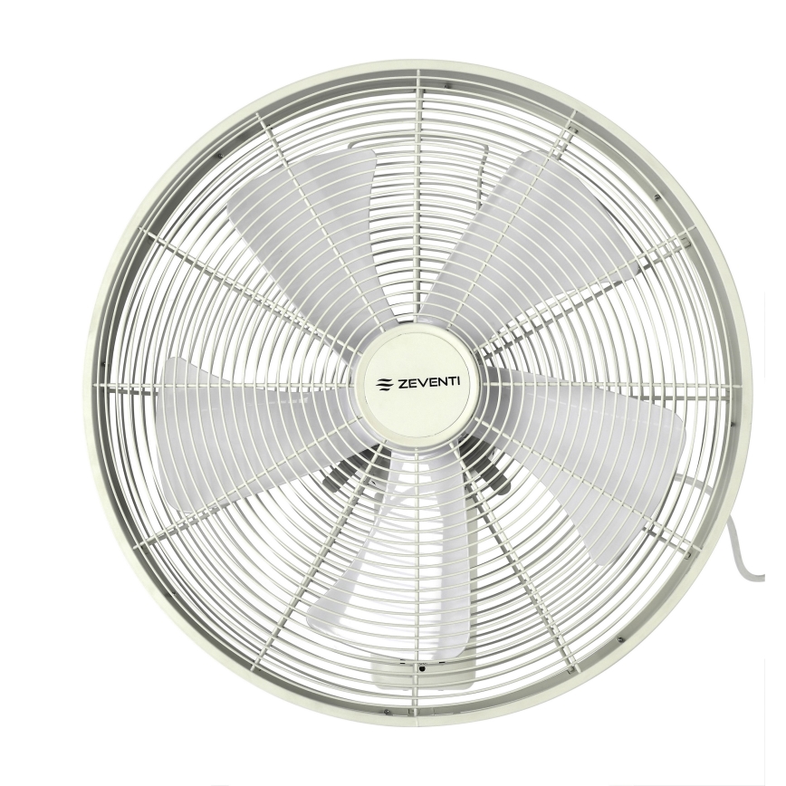 ZEVENTI - Ventoinha de parede FREEZE 50W/230V diâmetro 40 cm branco + comando