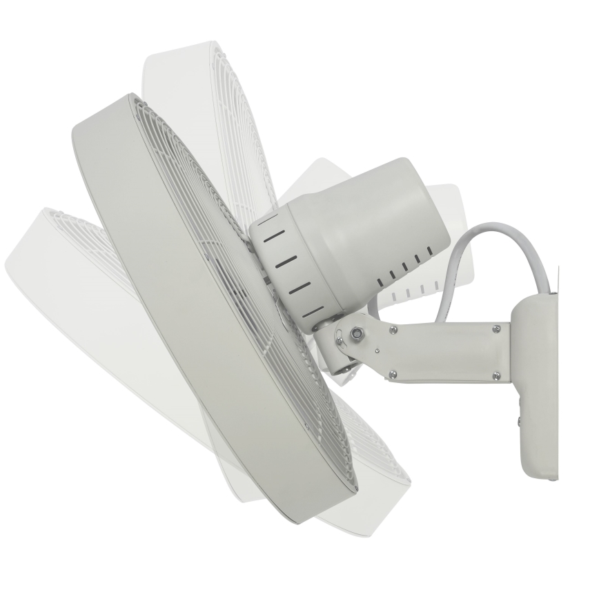 ZEVENTI - Ventoinha de parede FREEZE 50W/230V diâmetro 40 cm branco + comando