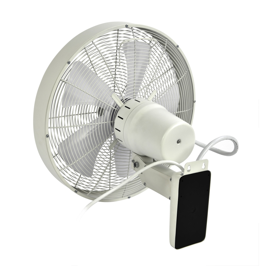 ZEVENTI - Ventoinha de parede FREEZE 50W/230V diâmetro 40 cm branco + comando