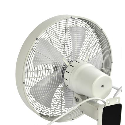 ZEVENTI - Ventoinha de parede FREEZE 50W/230V diâmetro 40 cm branco + comando