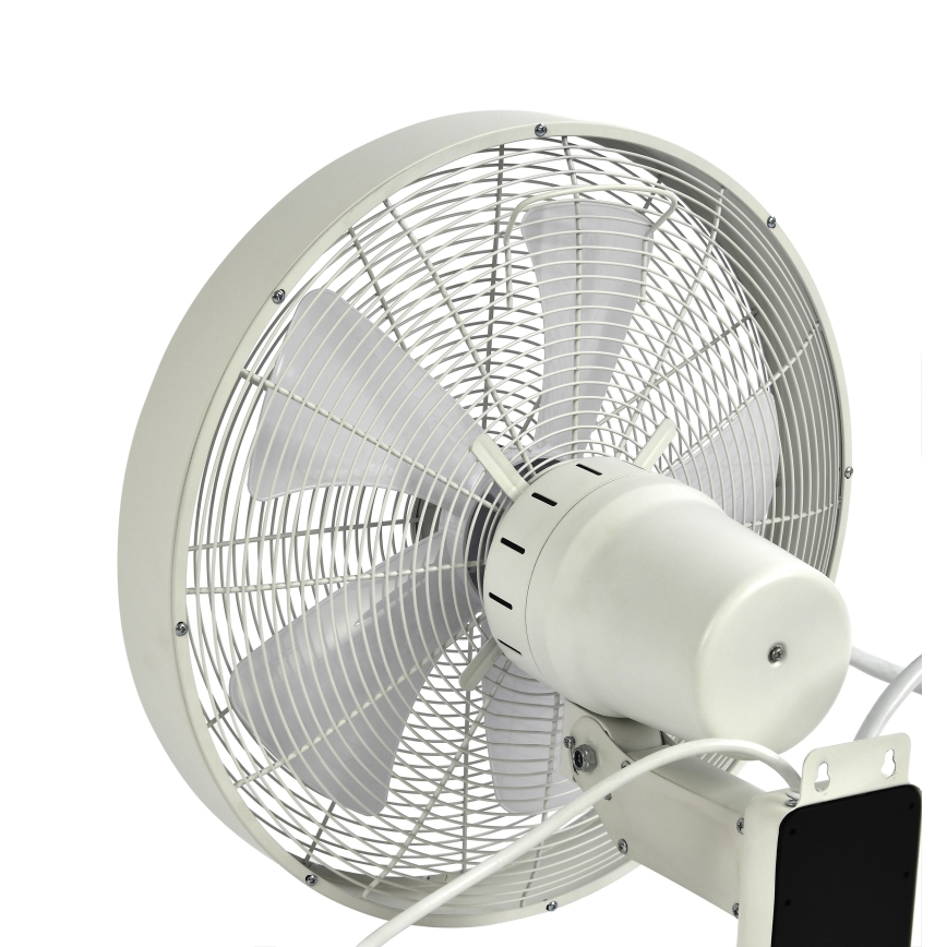 ZEVENTI - Ventoinha de parede FREEZE 50W/230V diâmetro 40 cm branco + comando