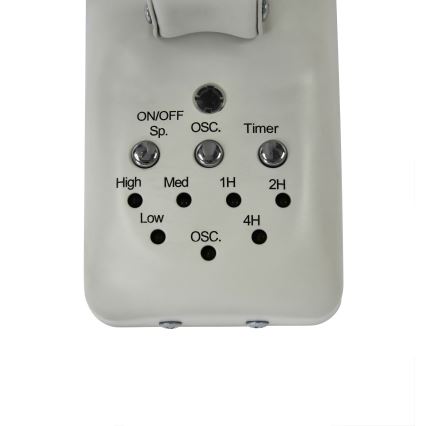 ZEVENTI - Ventoinha de parede FREEZE 50W/230V diâmetro 40 cm branco + comando