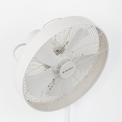 ZEVENTI - Ventoinha de parede FREEZE 50W/230V diâmetro 40 cm branco + comando