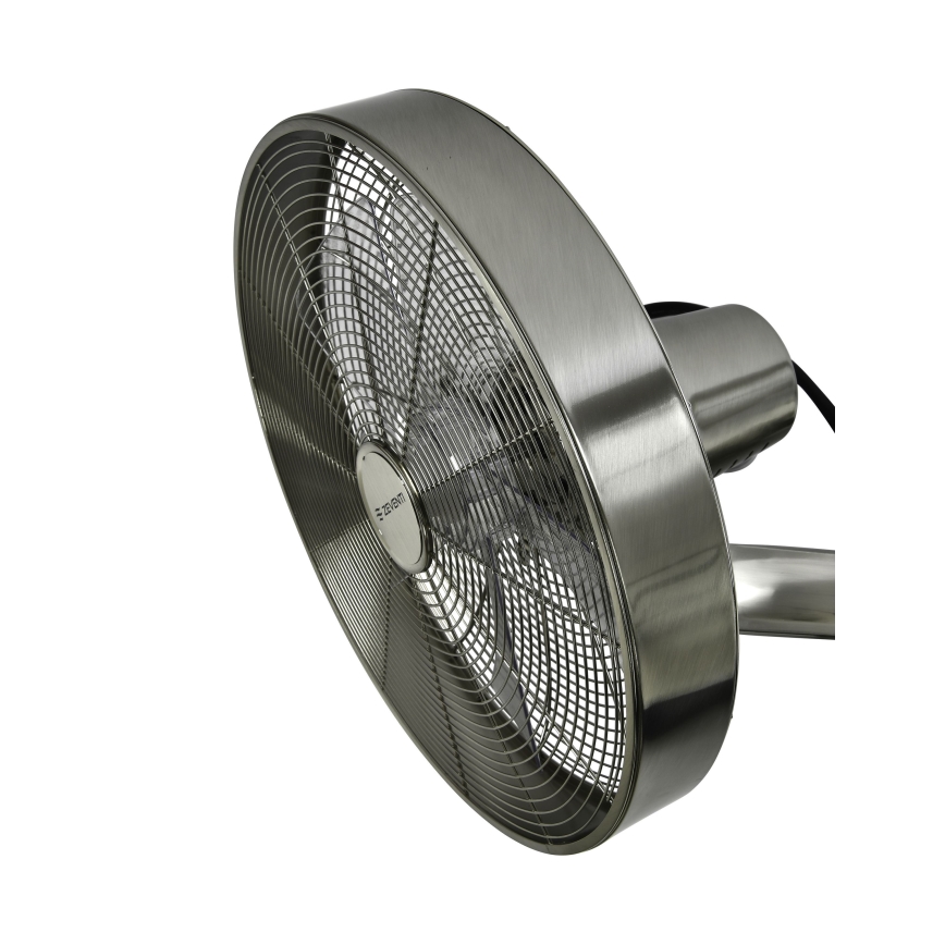 ZEVENTI - Ventoinha de parede FREEZE 50W/230V diâmetro 40 cm cromado mate + comando