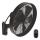 ZEVENTI - Ventoinha de parede FREEZE 50W/230V diâmetro 40 cm preto/castanho + comando
