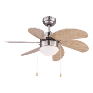 ZEVENTI - Ventoinha de teto FAMARA 1xE14/60W/230V bege