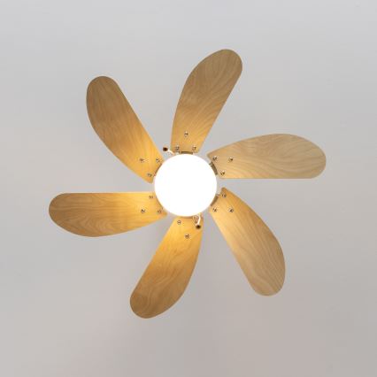 ZEVENTI - Ventoinha de teto FAMARA 1xE14/60W/230V bege