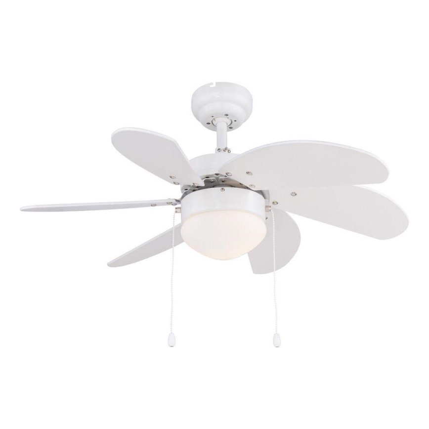 ZEVENTI - Ventoinha de teto FAMARA 1xE14/60W/230V branco