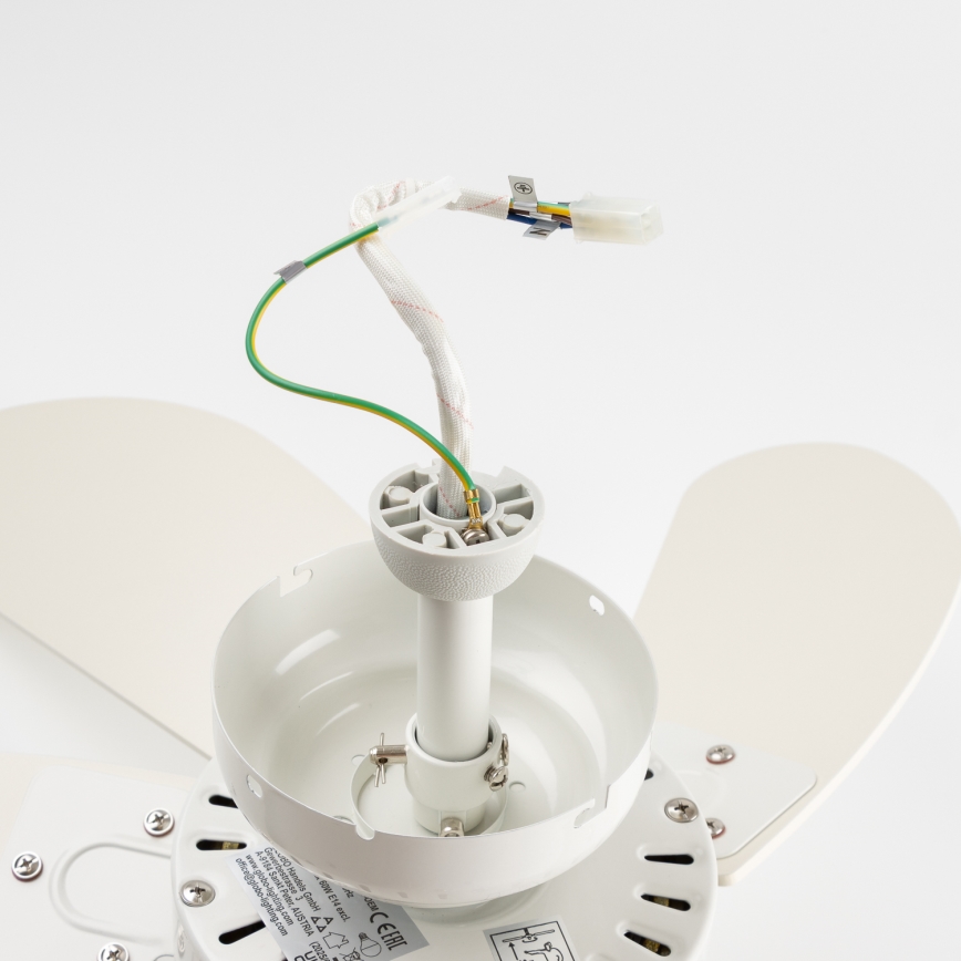 ZEVENTI - Ventoinha de teto FAMARA 1xE14/60W/230V branco