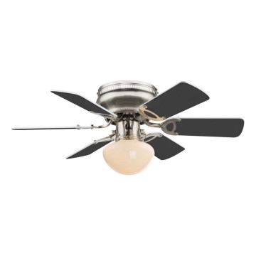 ZEVENTI - Ventoinha de teto GALDANA 1xE27/60W/230V cinzento/branco
